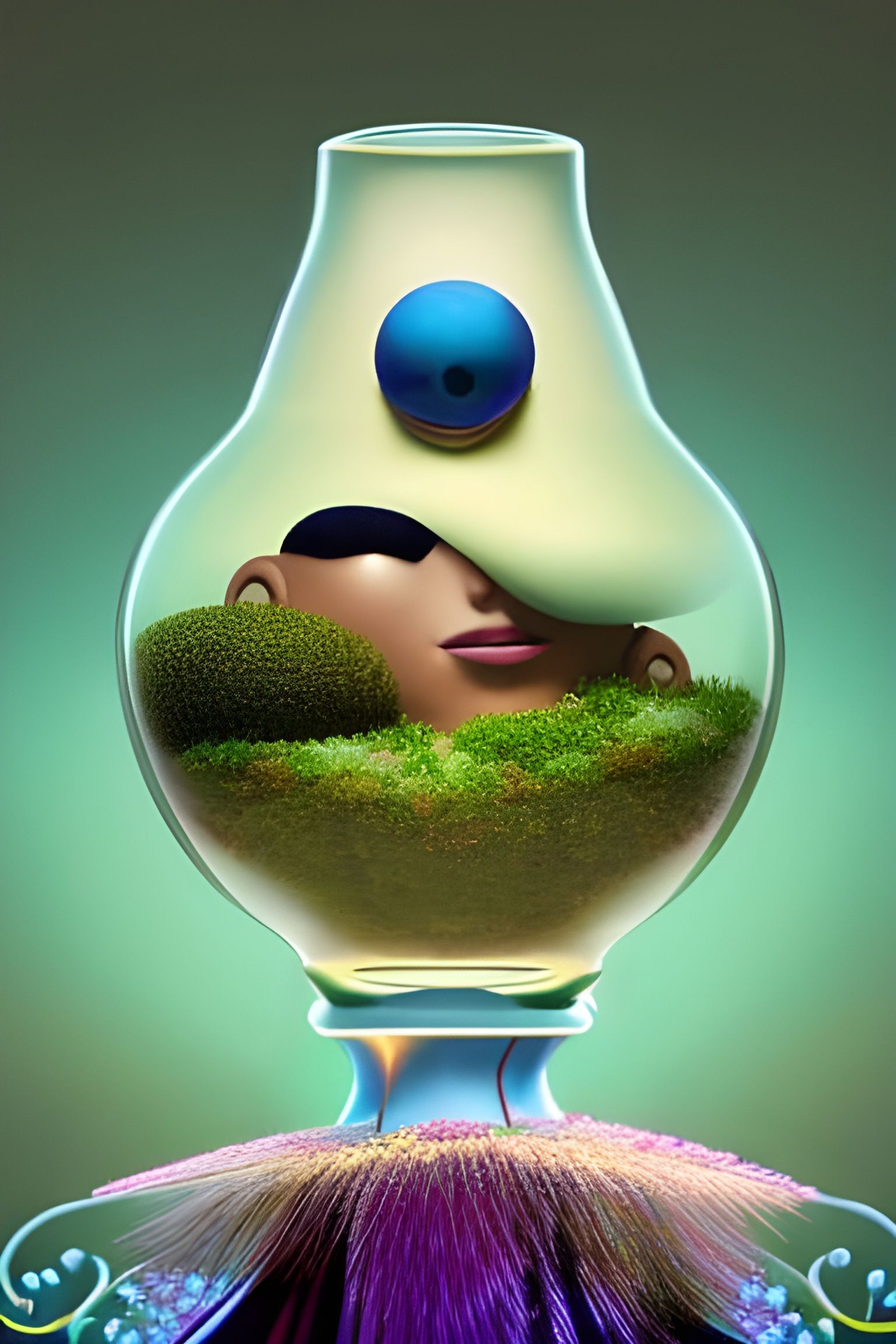 "Terrarium Head"