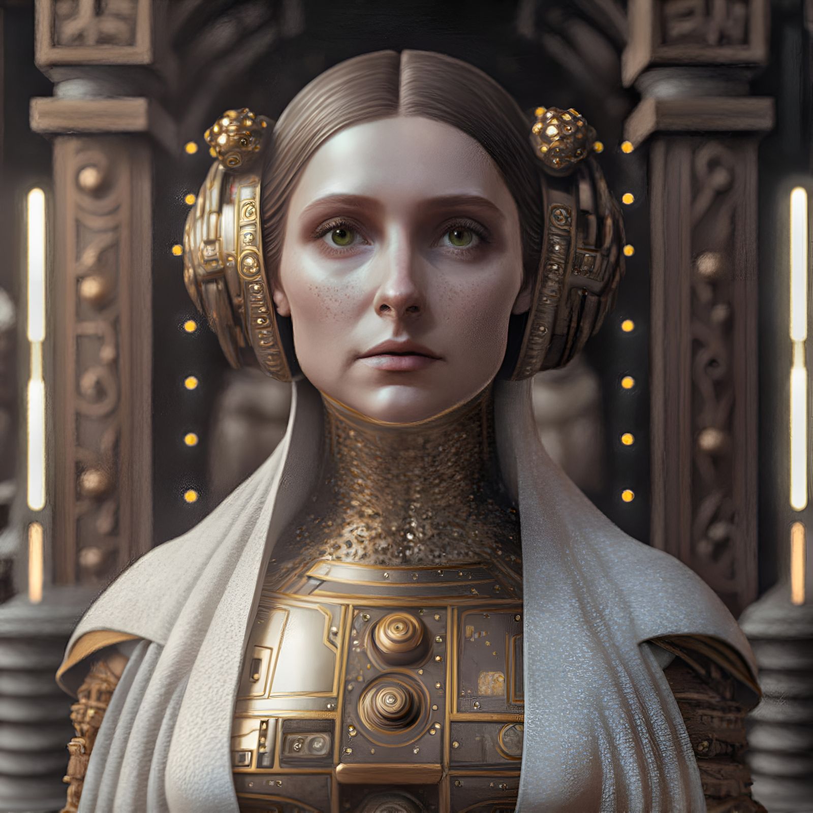 Midjourney: Princess Leia here to remind you to have a safe and responsible May the Fourth