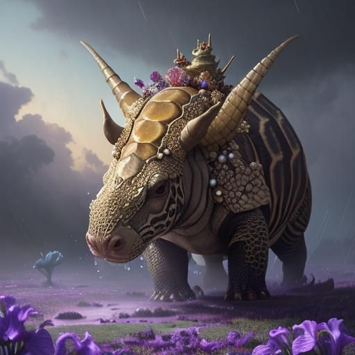 Sabertooth Armadillo Geode Iris Teeny Tiny A  aardvark Rains...