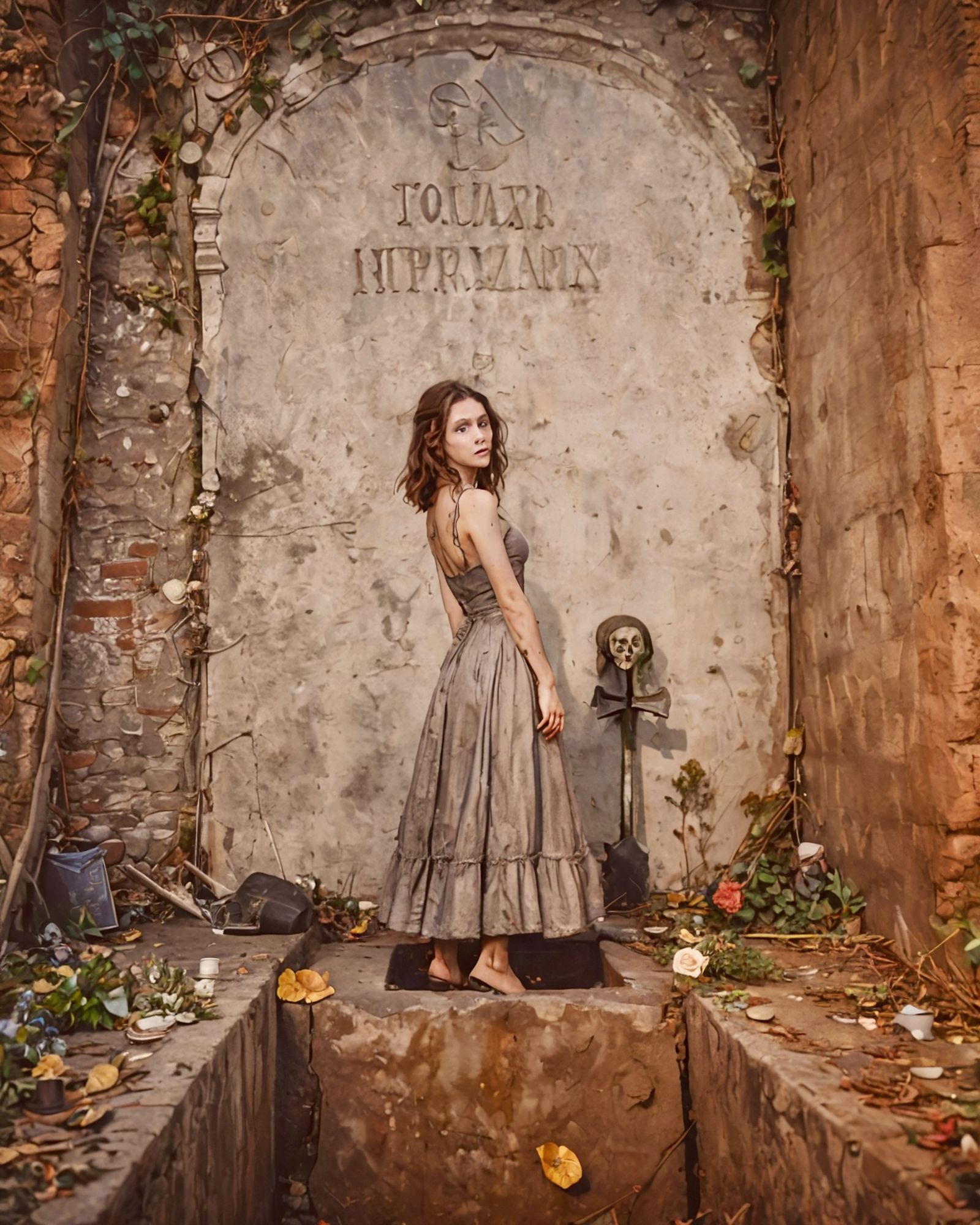 One foot in the grave