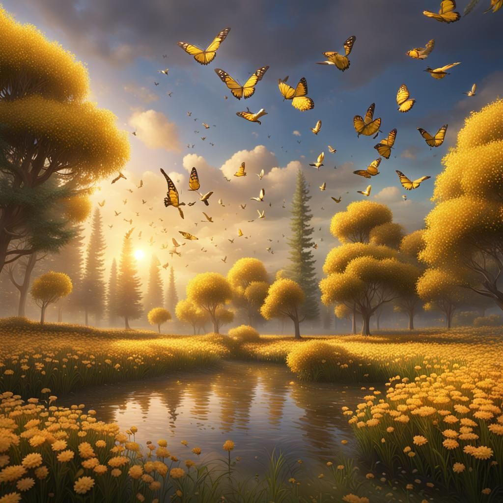 a field of butterfly bushes