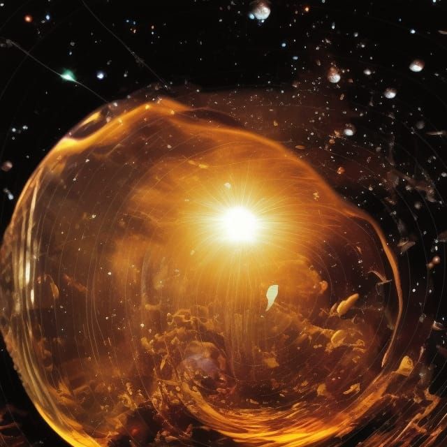 Absolute out of control chaos in motion, supernovas, nebulas...