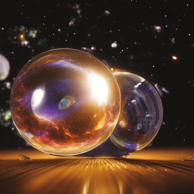 Absolute out of control chaos in motion, supernovas, nebulas...