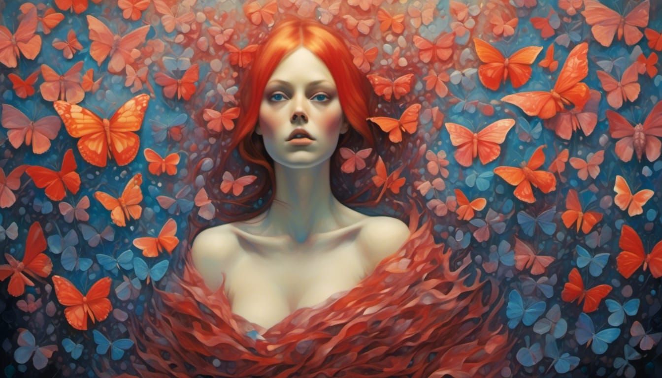 <lora:FlamBear:1.0> A woman named Wrenda Searle