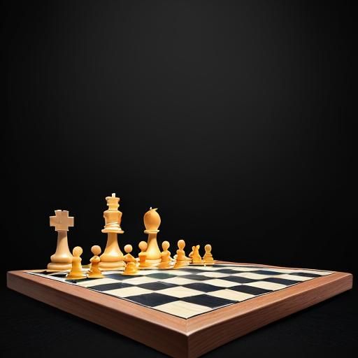 "a cheese made chess set"
