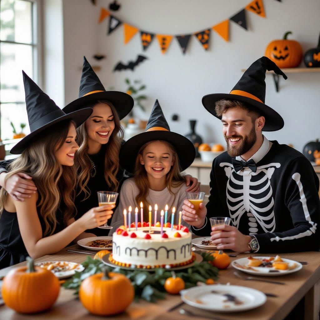 Spooky birthday party 