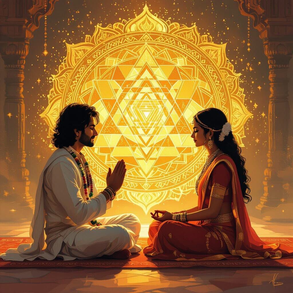 let the couple bow forward , heads touching and go back up again, create the video as a seamless loop