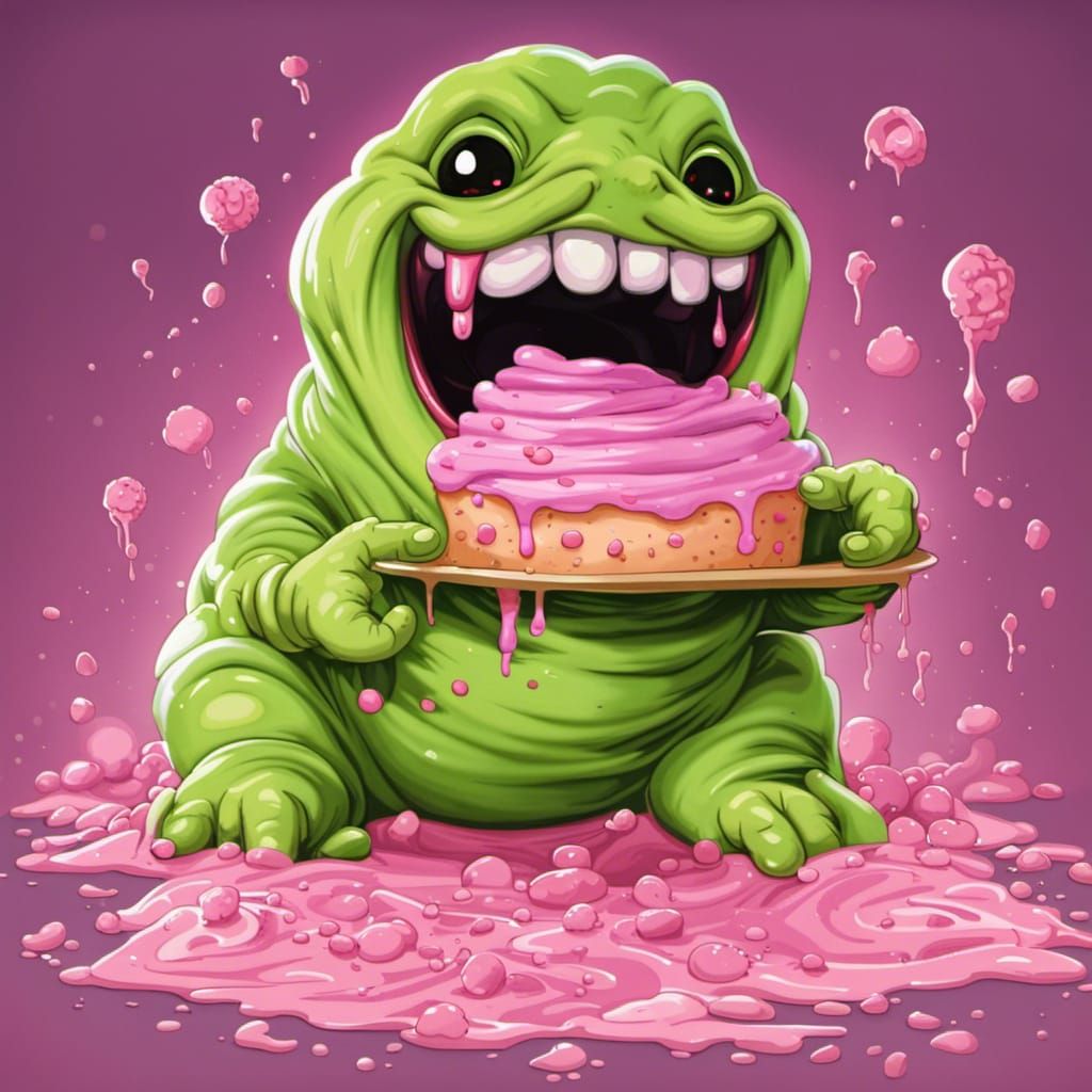 Baby Slimer - AI Generated Artwork - NightCafe Creator