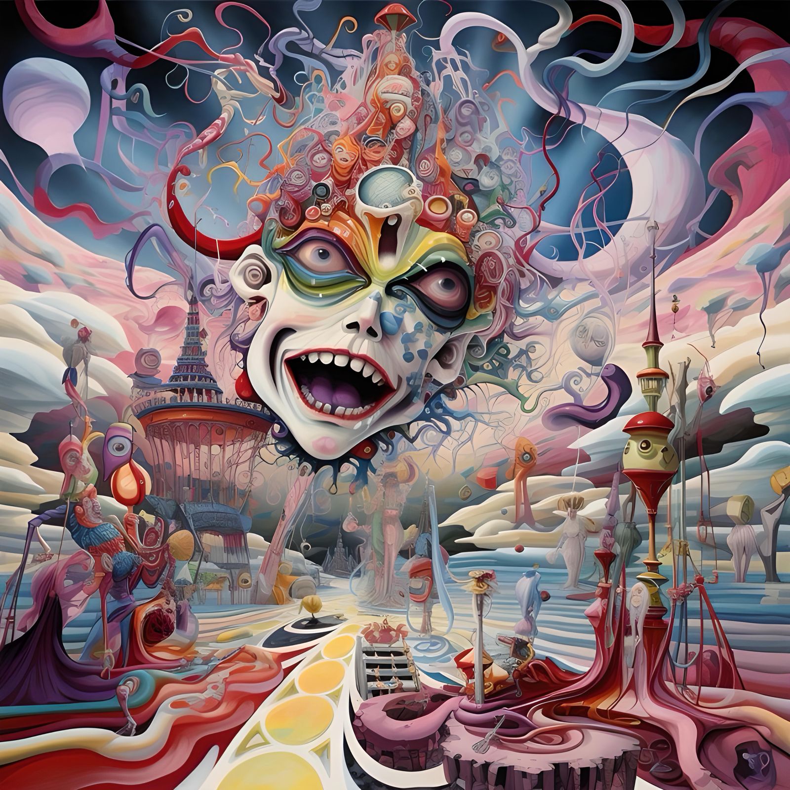 The brainstorm amusement park cathedral: the ultimate ride f...
