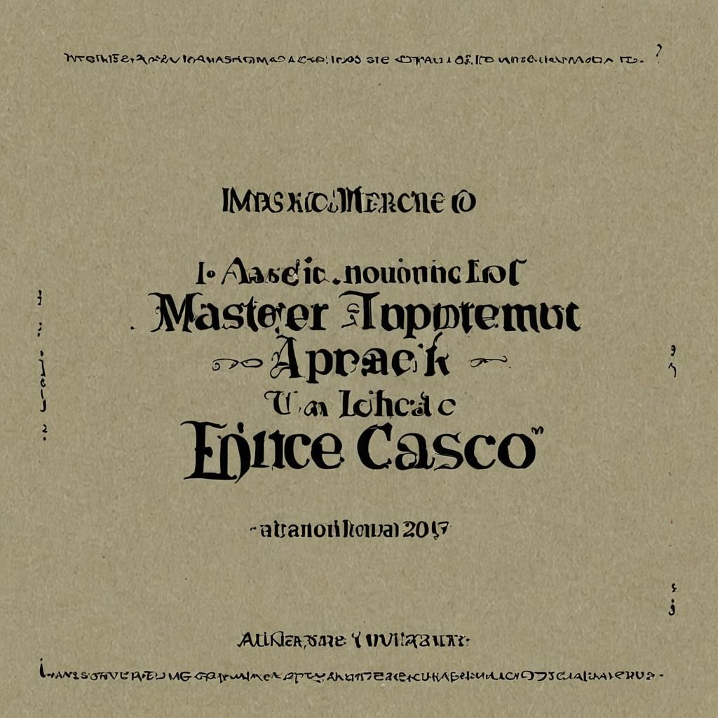 MasterApprenticePICASSO