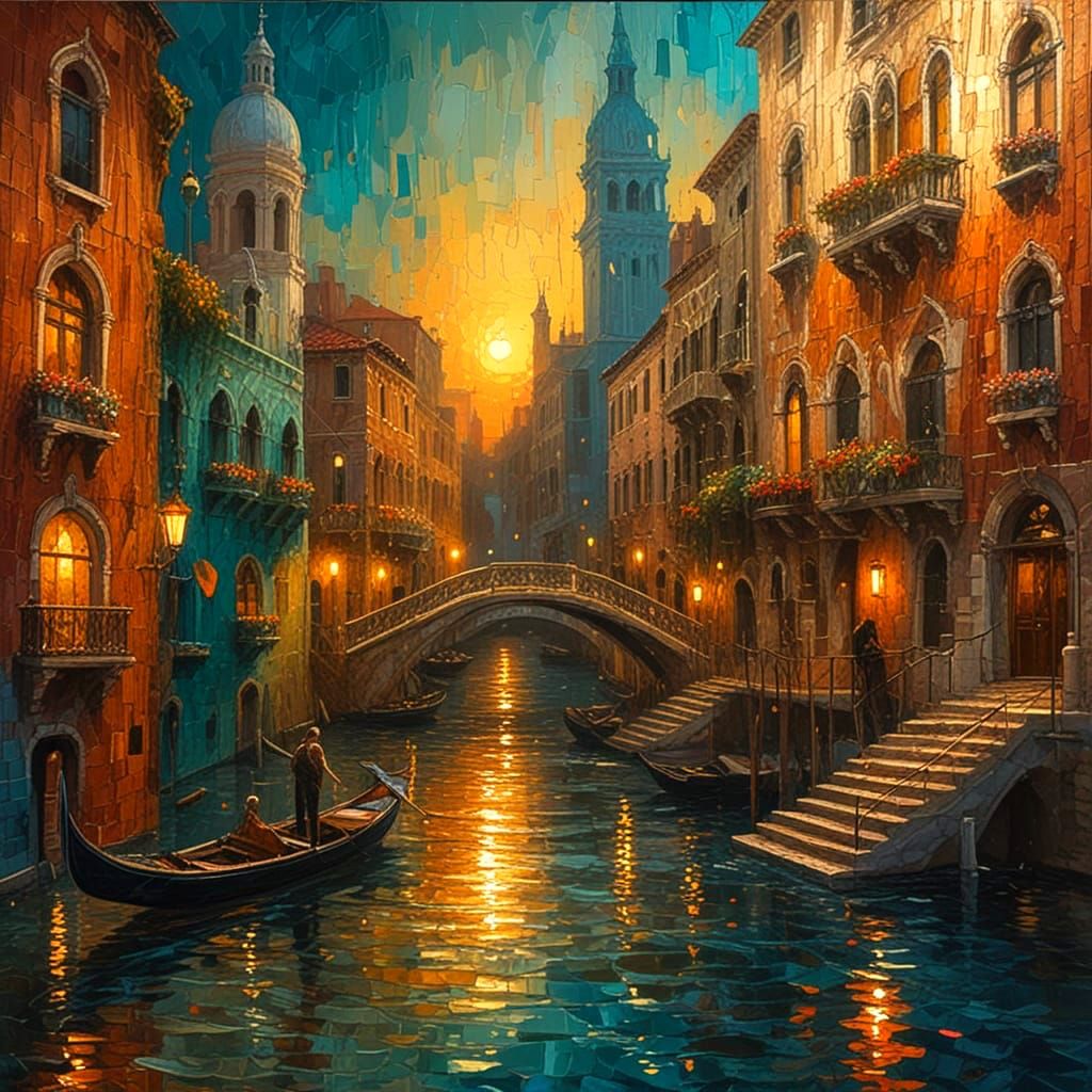 Venice by Twilight   by @Chelle