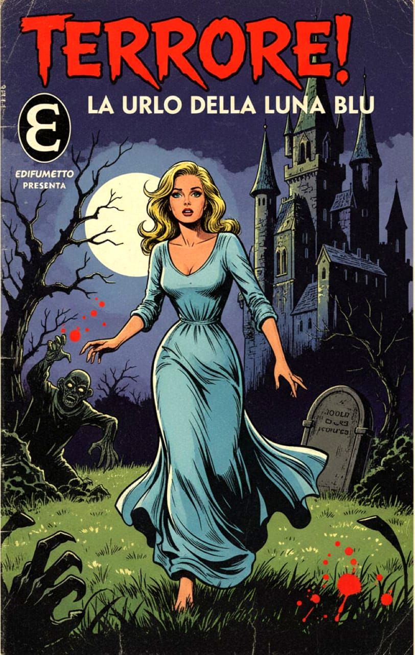 Barbara Bouchet as Fumetto Heroine #1