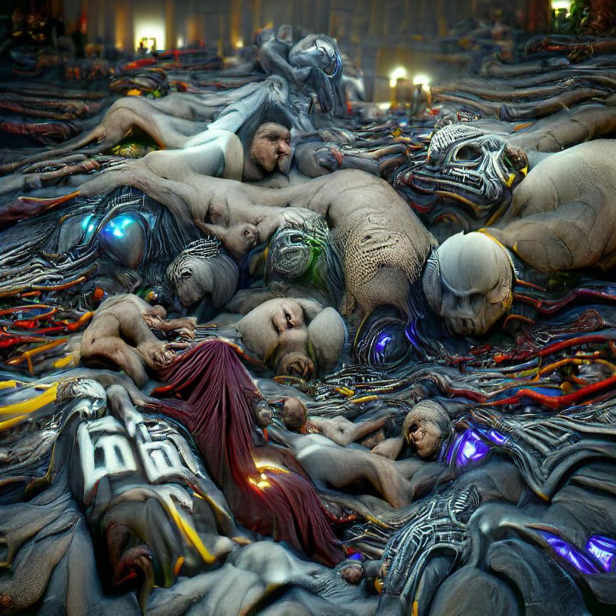 Organic debris