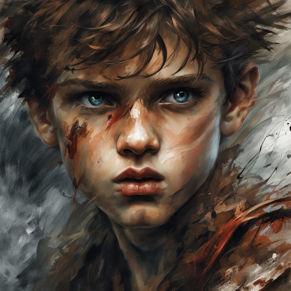Peter Pan  by @Larry_J_Rollason_ART