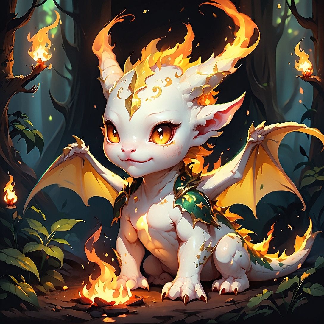 Cute dragons