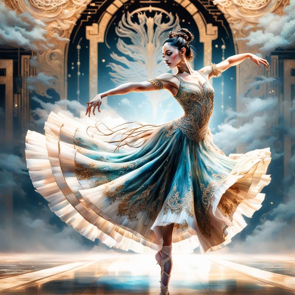 Celestial Ballerina   by @Claire Song 