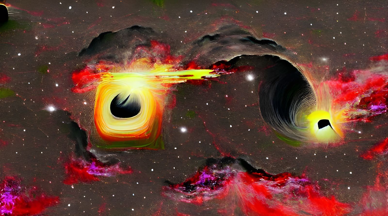 Nuke in a black hole