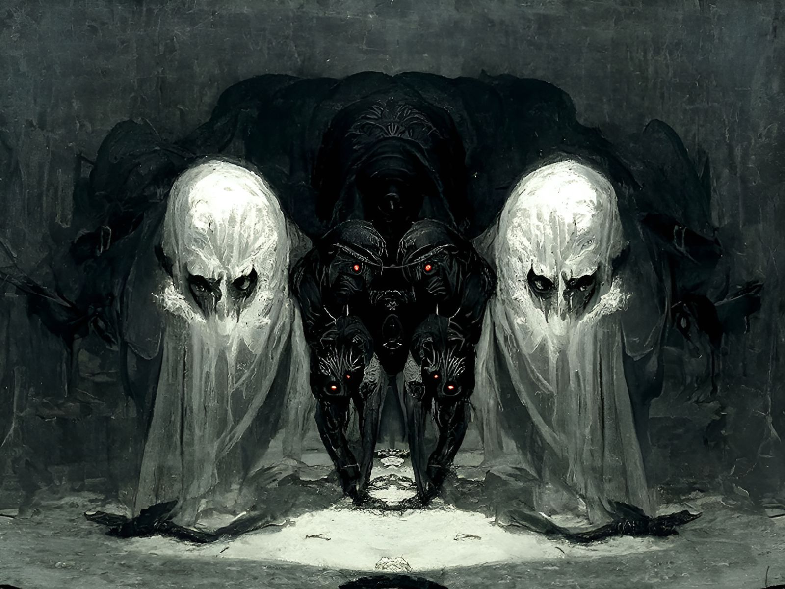 He preys on the weak, stalking them.