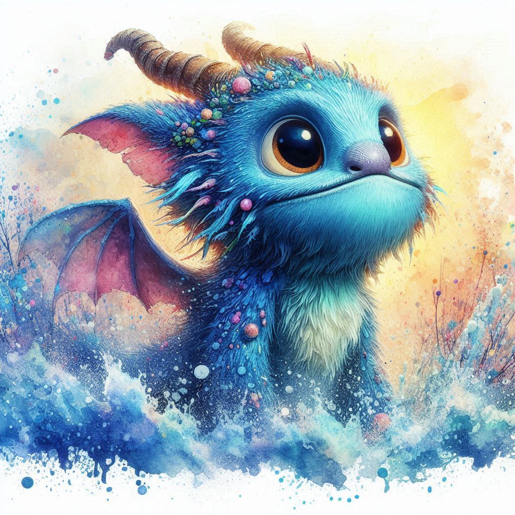 adorable fairy-tale fantasy creature portrait..