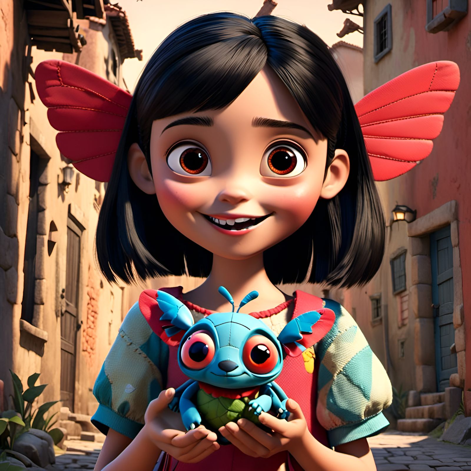 <lora:Dollify:1.0>a girl holding Scrump
