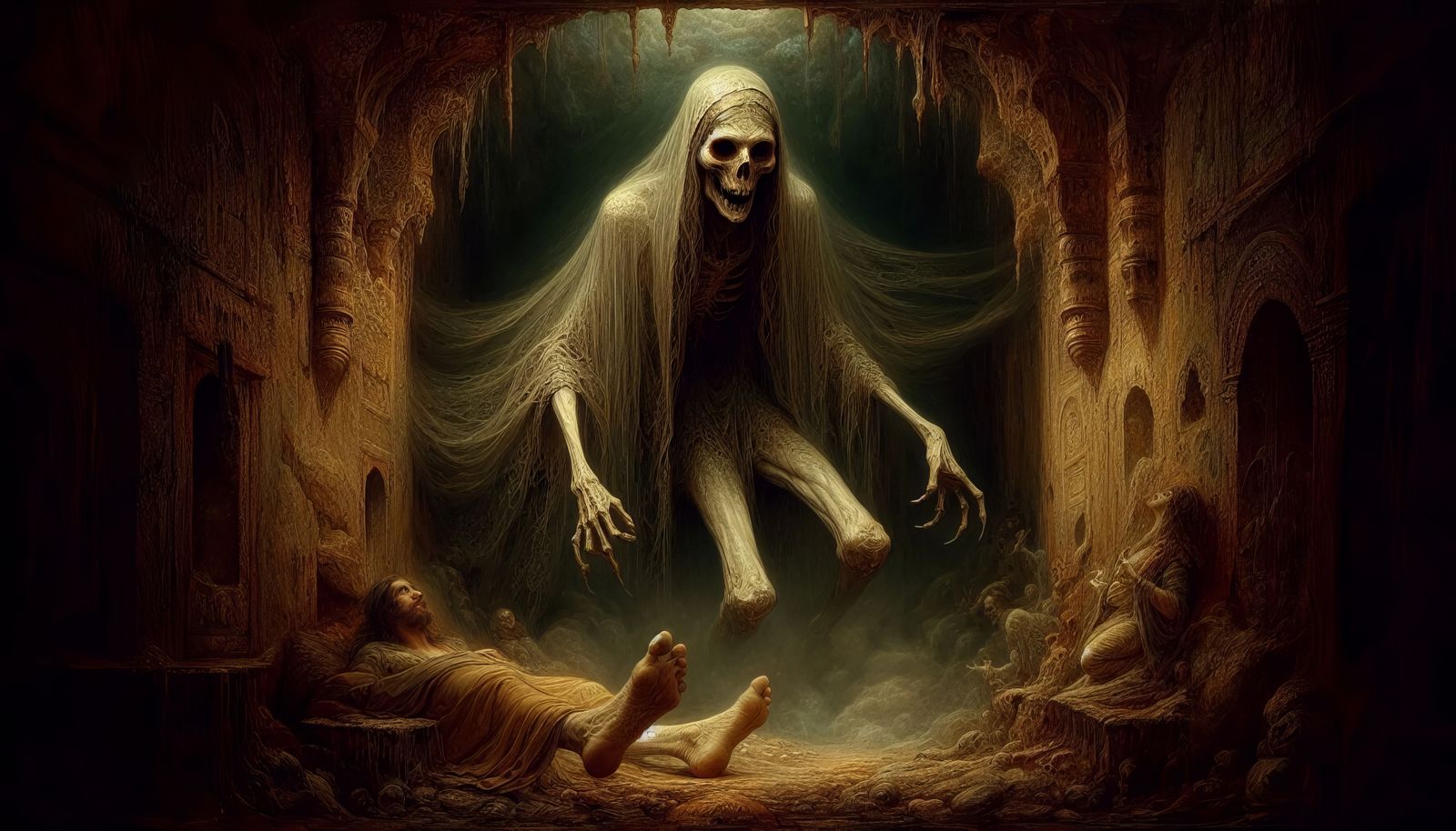 "What sleeps forever is not dead, And in the course of centu...