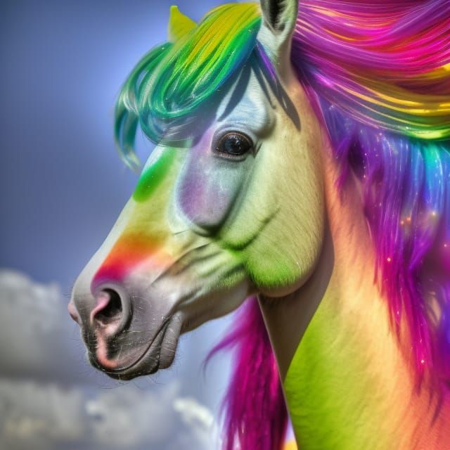 Vibrant Equine AI Generated Artwork NightCafe Creator