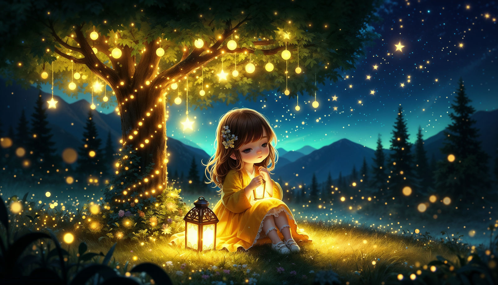 Fantasy scene unfolds