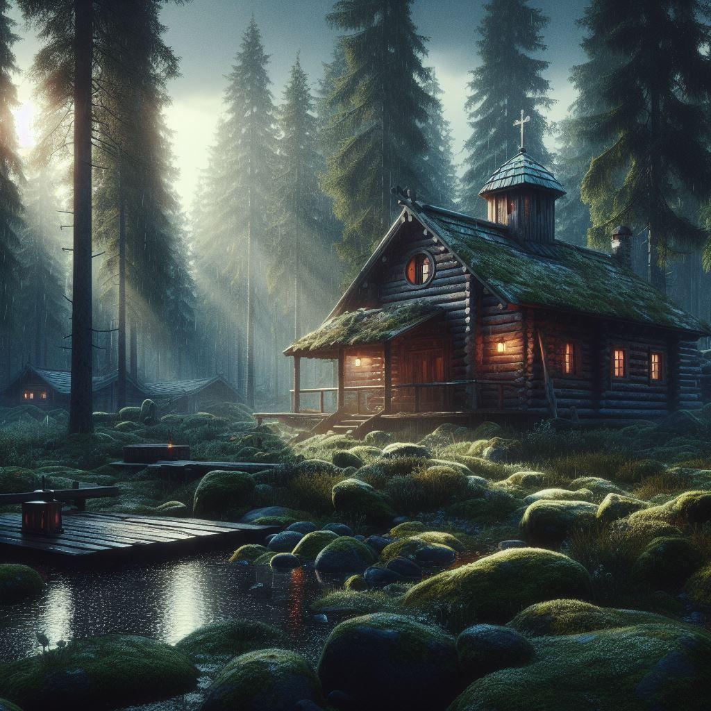 a mökki with a traditional Finnish sauna