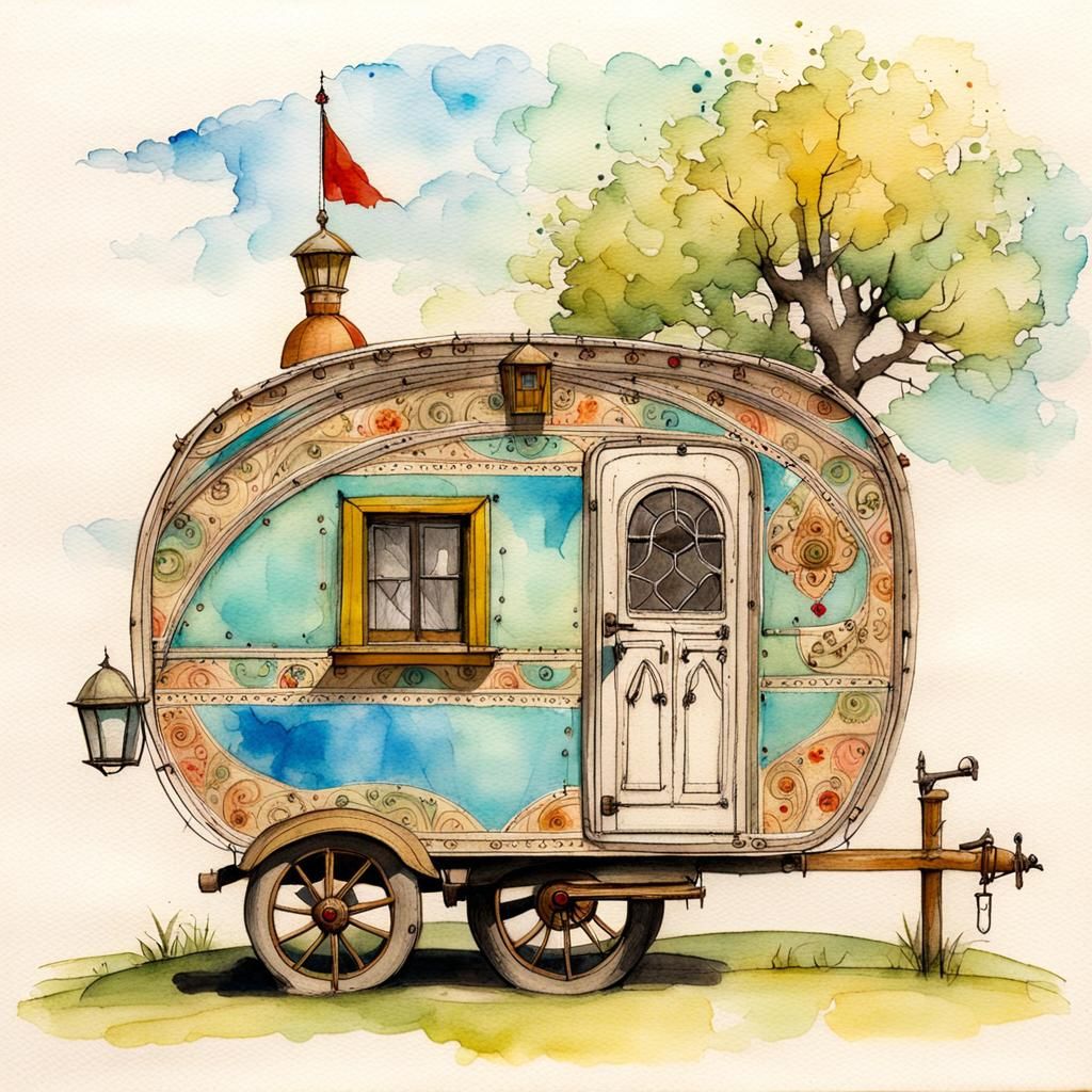 Le cirque - la petite roulotte