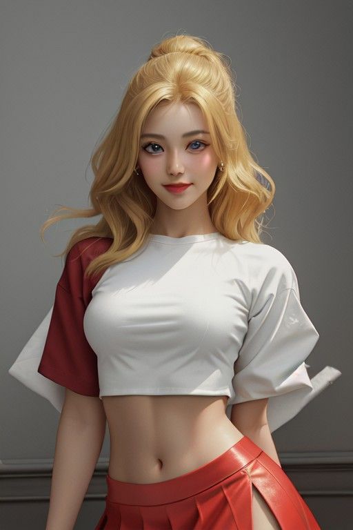 beautiful happy young woman