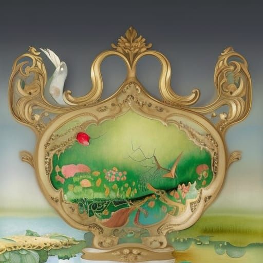 Miroir ouvert sur ces oiseaux uniques Qui tremblent d'aise à...
