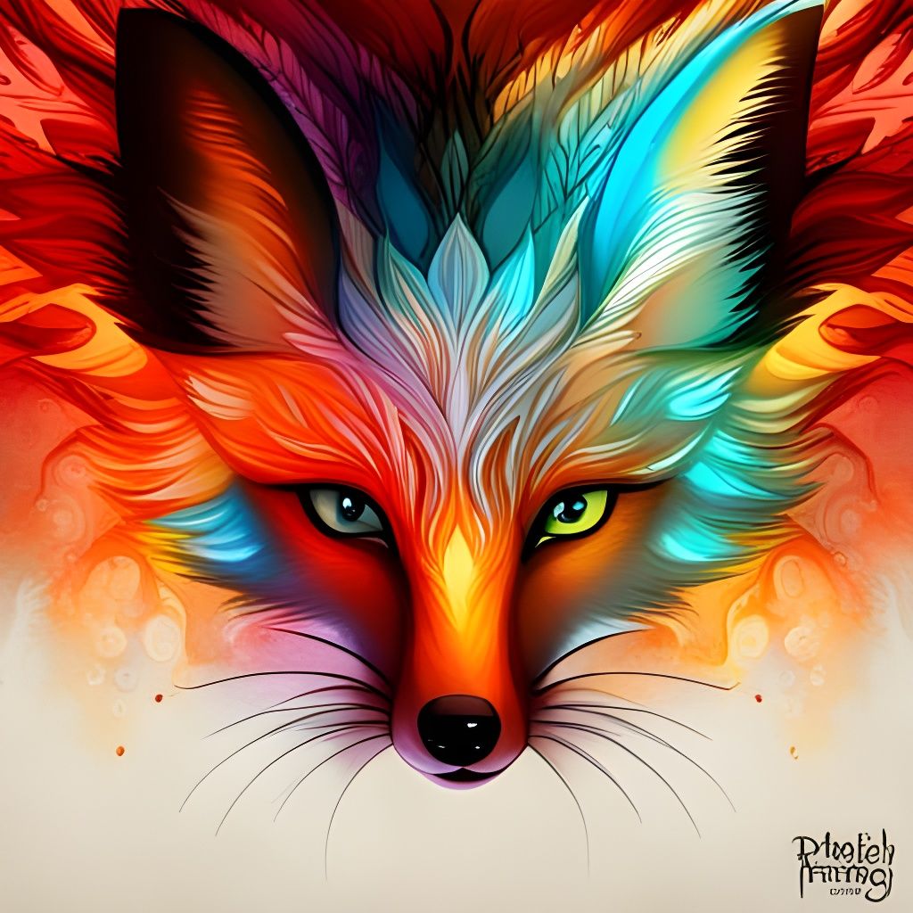 Color Me Foxy  by @AkiraDawn