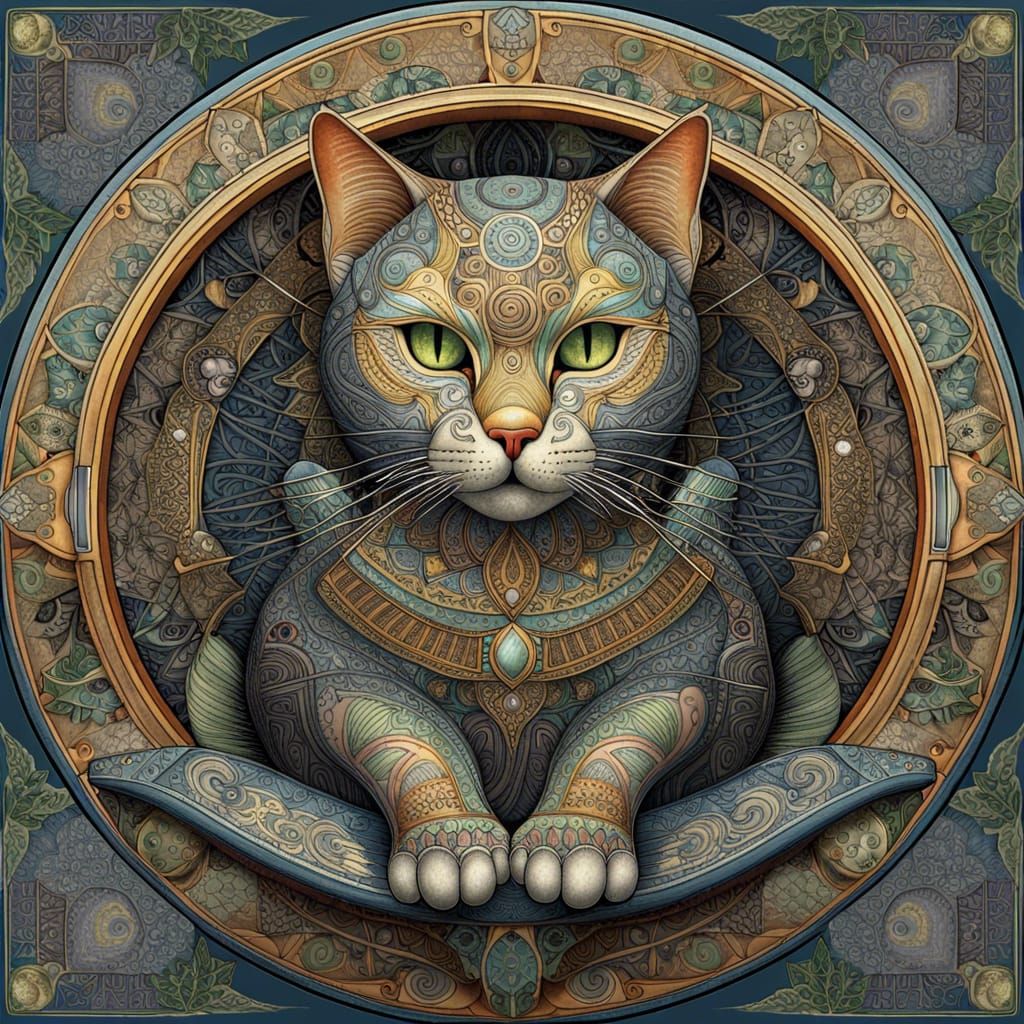 mandala cat