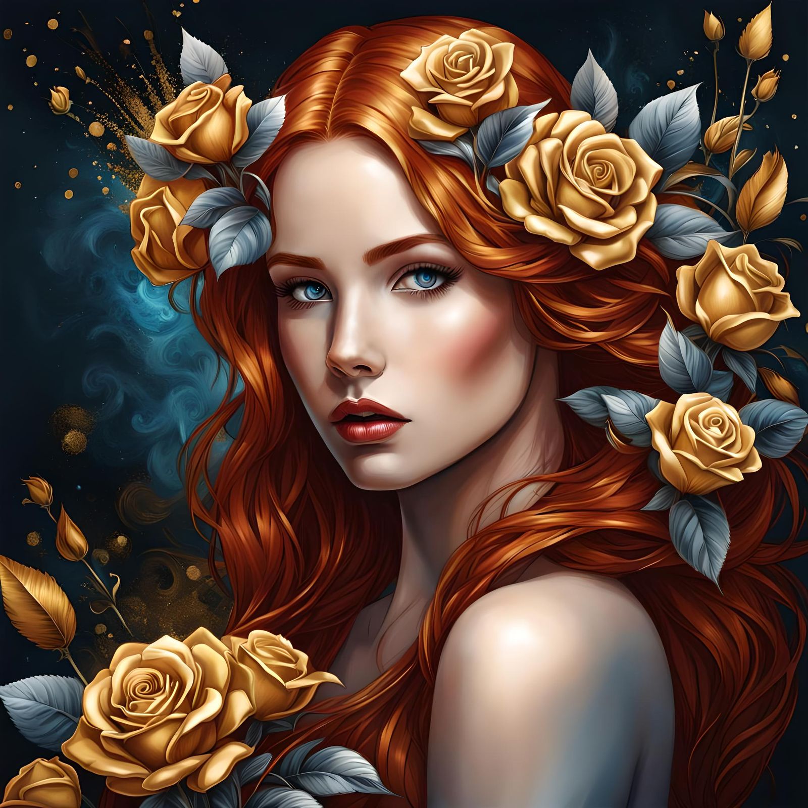 Rose of Gold and Silver