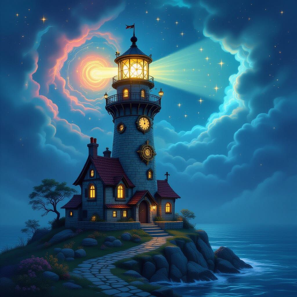 A lighthouse 