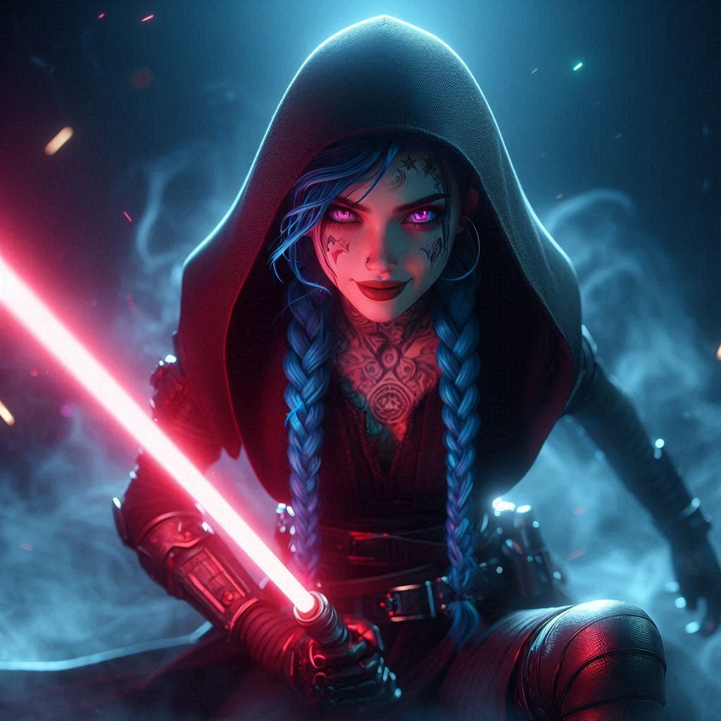 Jinx is Sith Lord ♥ x) - AI Generated Artwork - NightCafe Creator