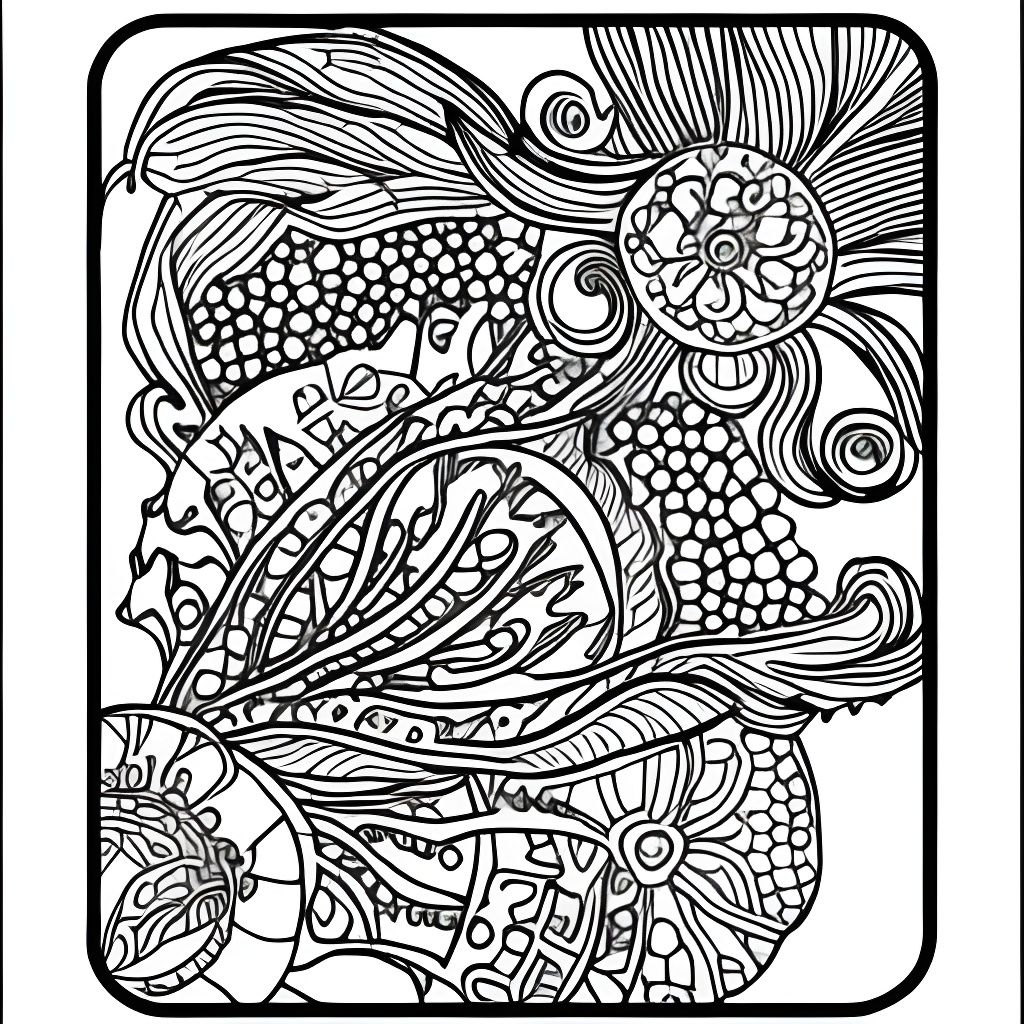 Coloring Page - AI Generated Artwork - NightCafe Creator