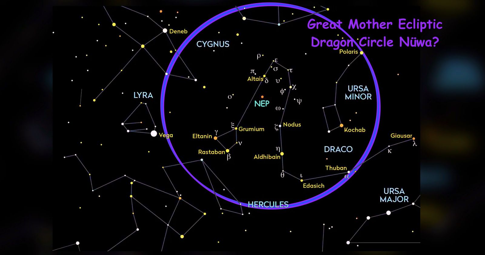 Northern Ecliptic Pole Constellations
