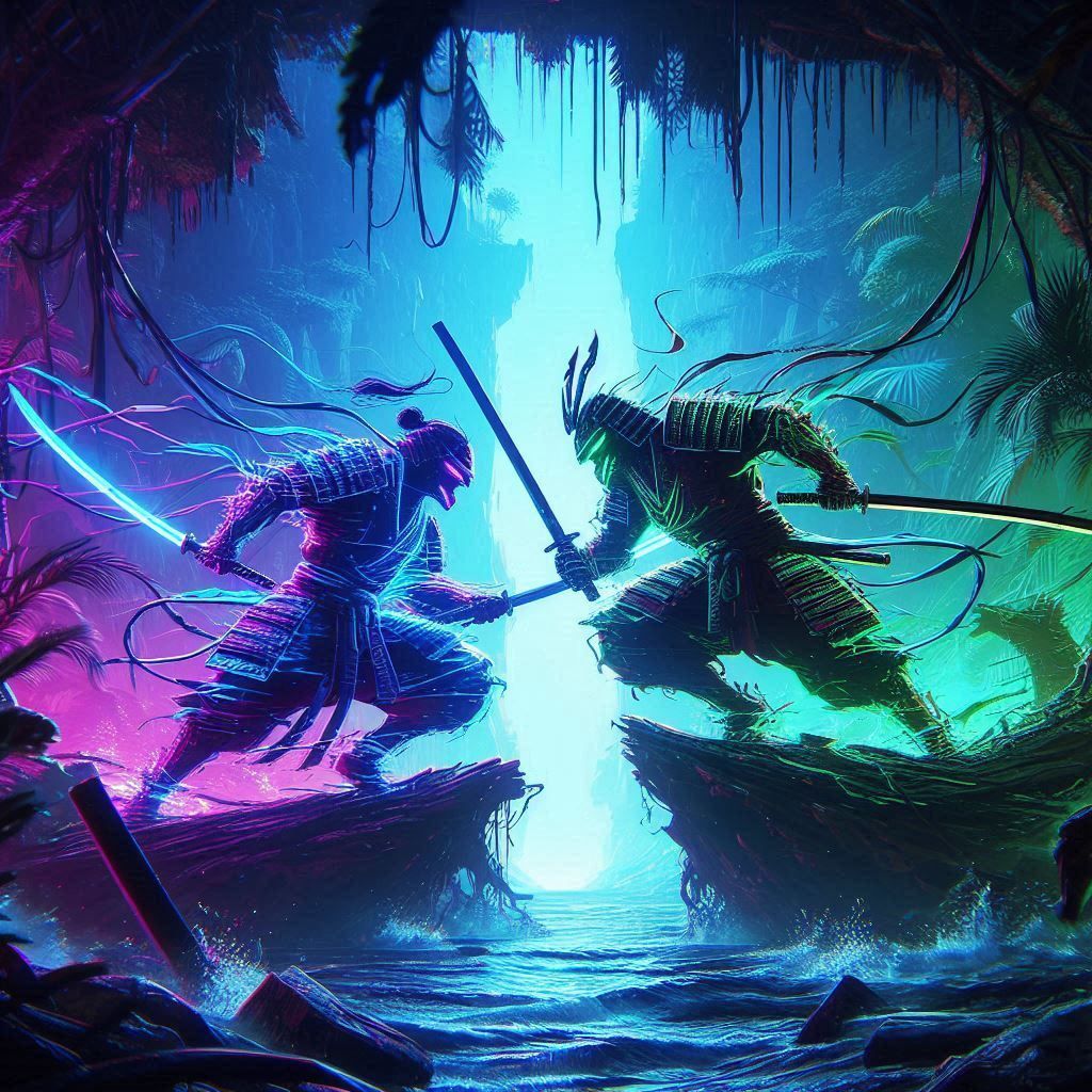 Glitching samurai vs ninja