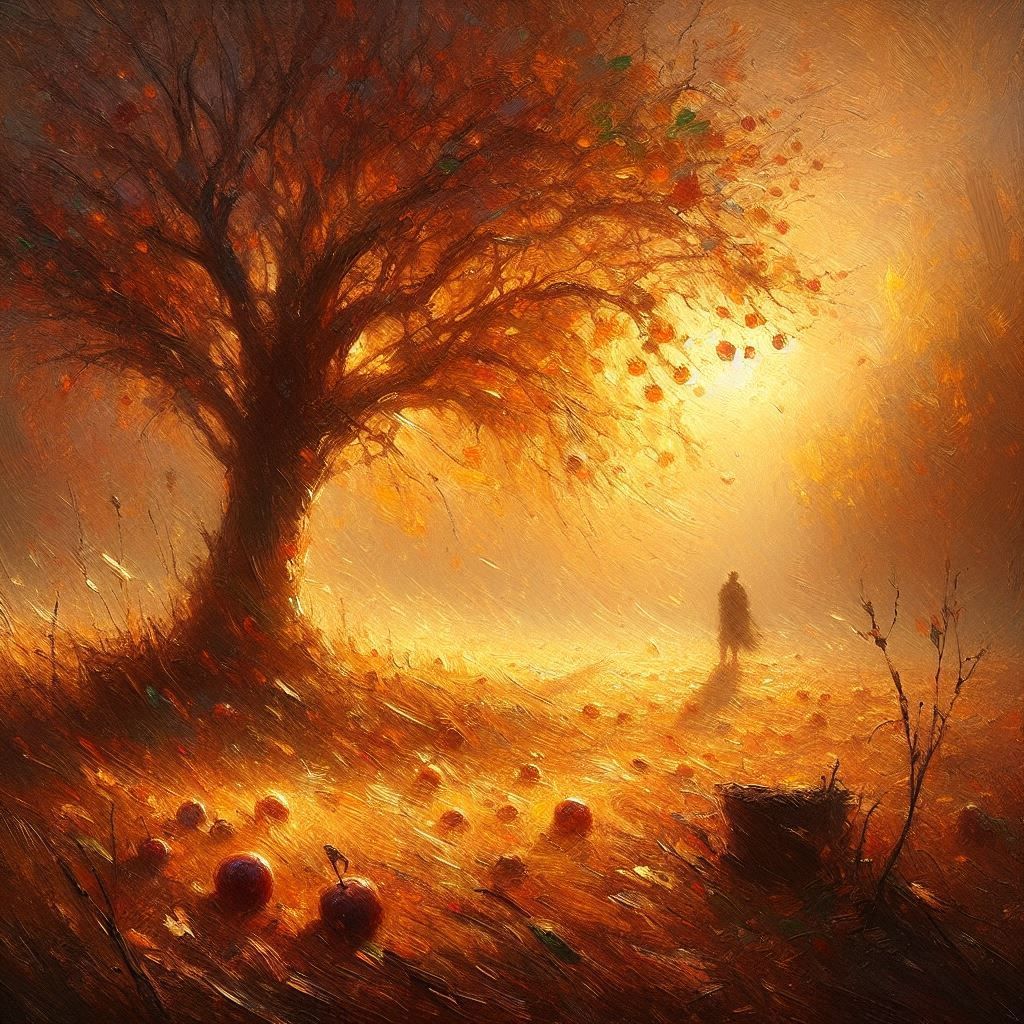 Et que j’aime ô saison que j’aime tes rumeurs Les fruits tom...