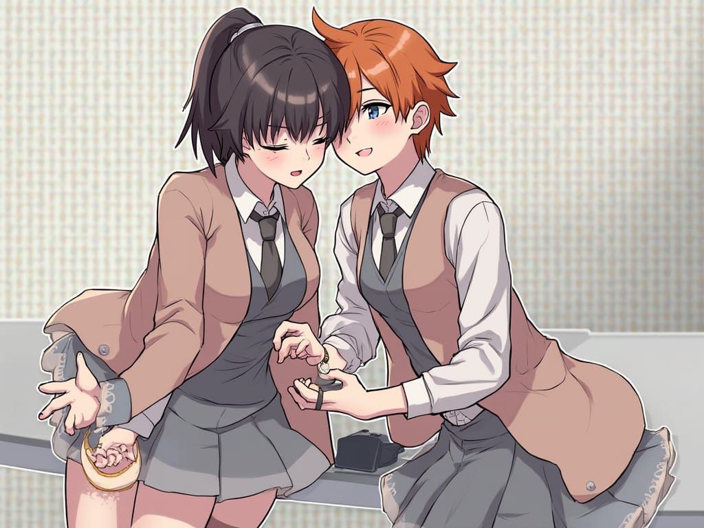 Boy with Sword in Anime Style Forest