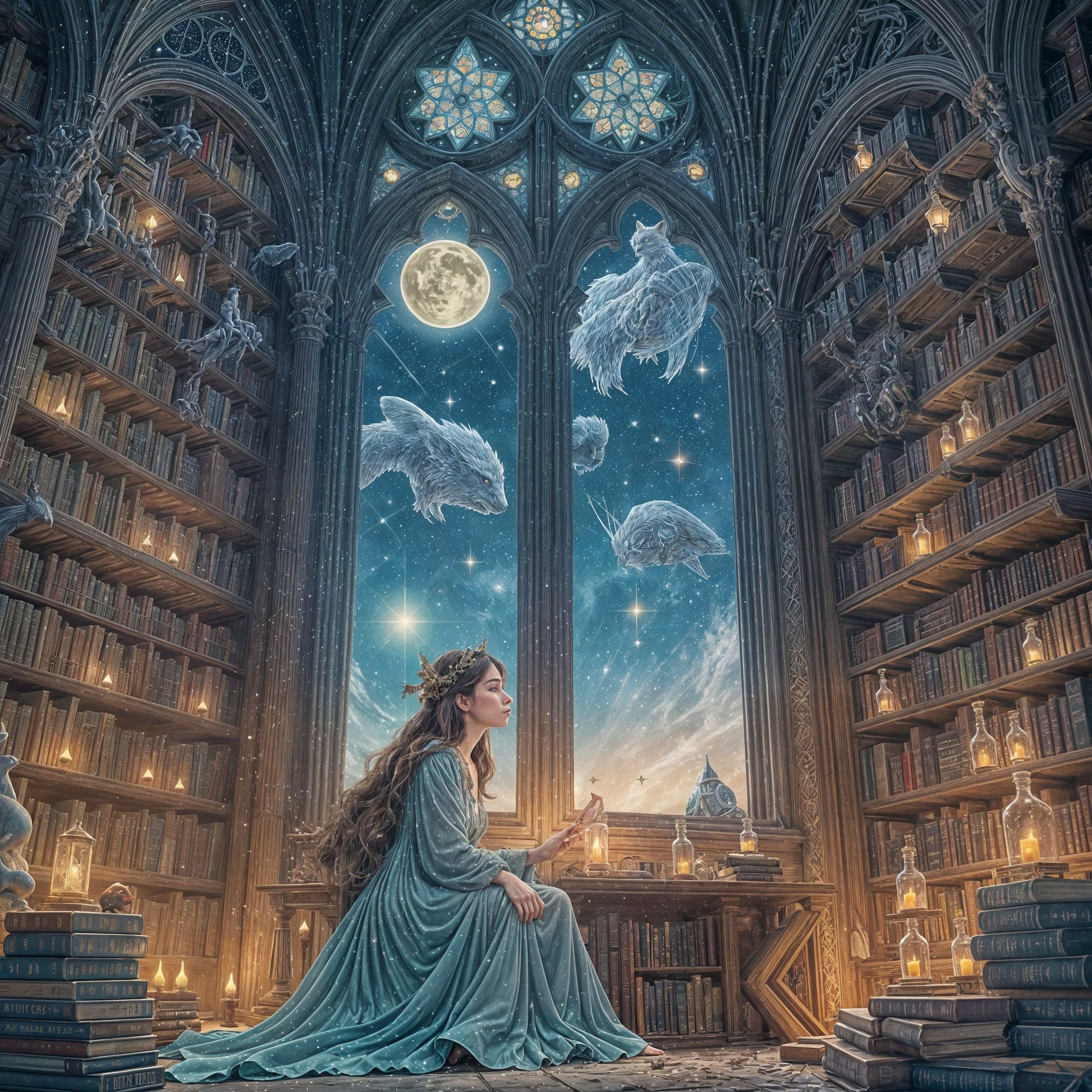 A celestial librarian 