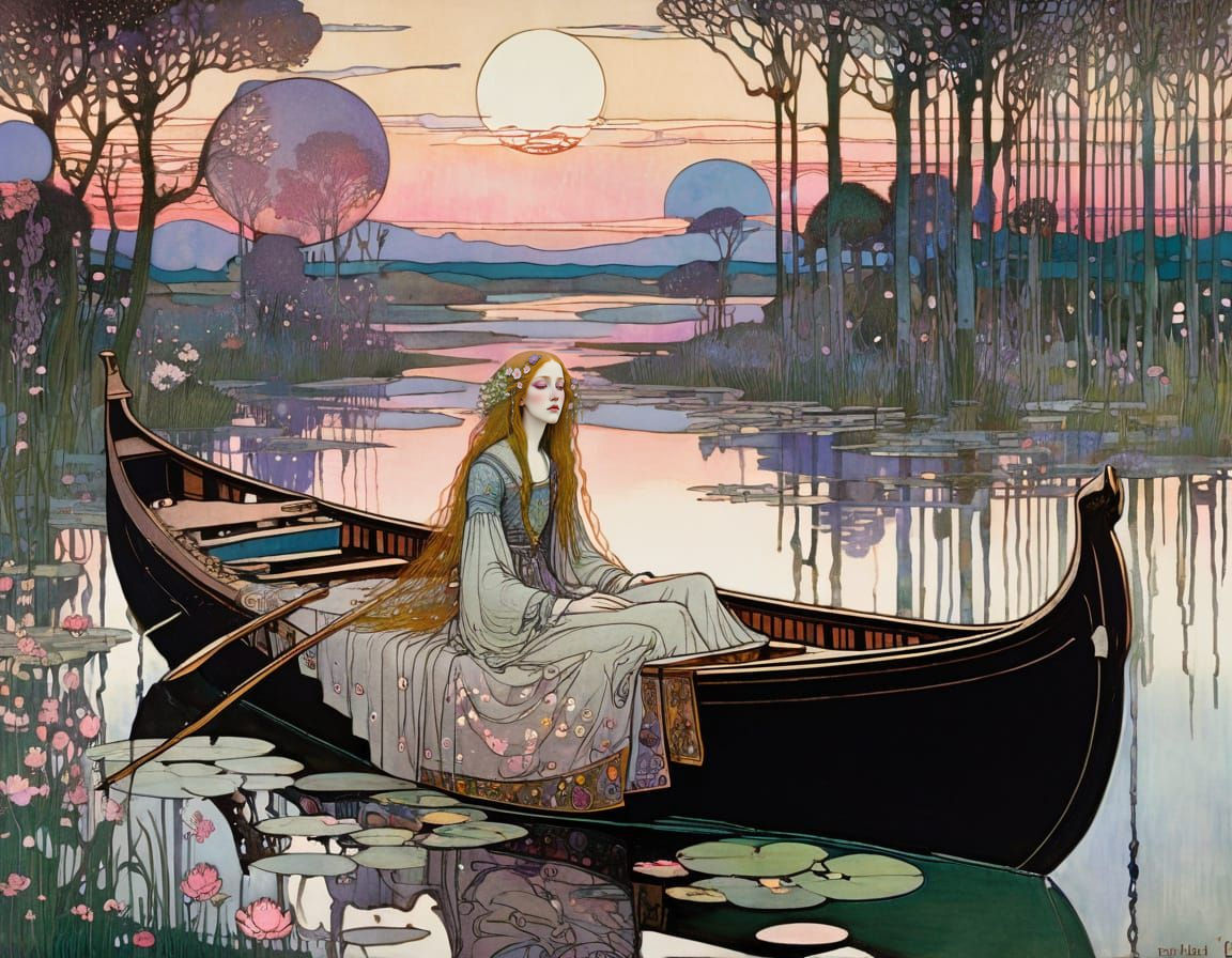 The Lady of Shalott  by @Katie May