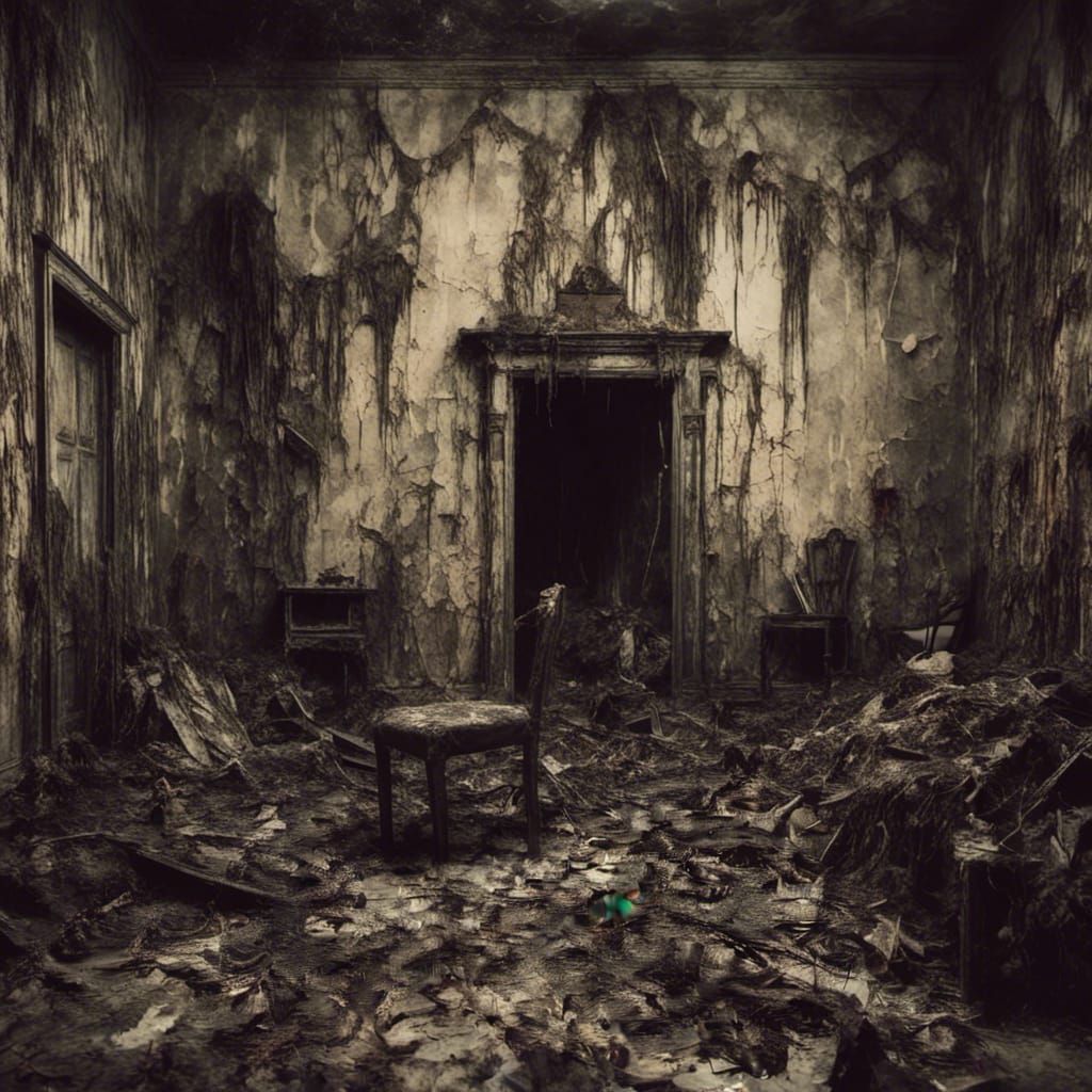 <lora:Macabre:1.0> darkness consumes my empty soul, sitting ...