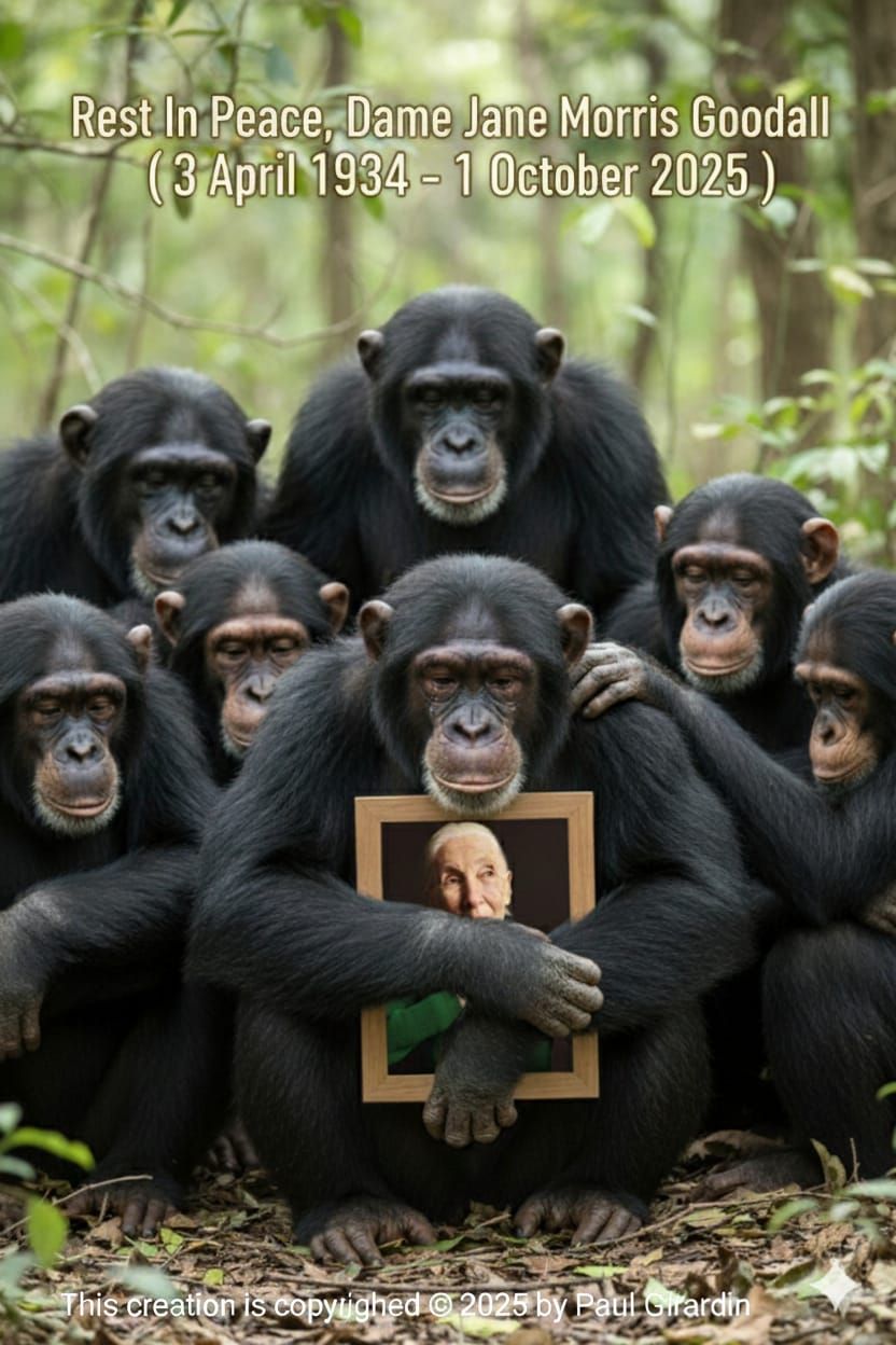 "Rest In Peace, Dame Jane Morris Goodall"