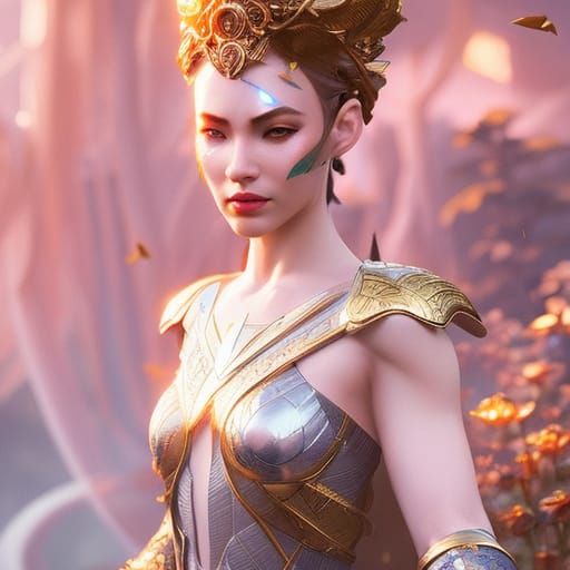 Beautiful elf queen,