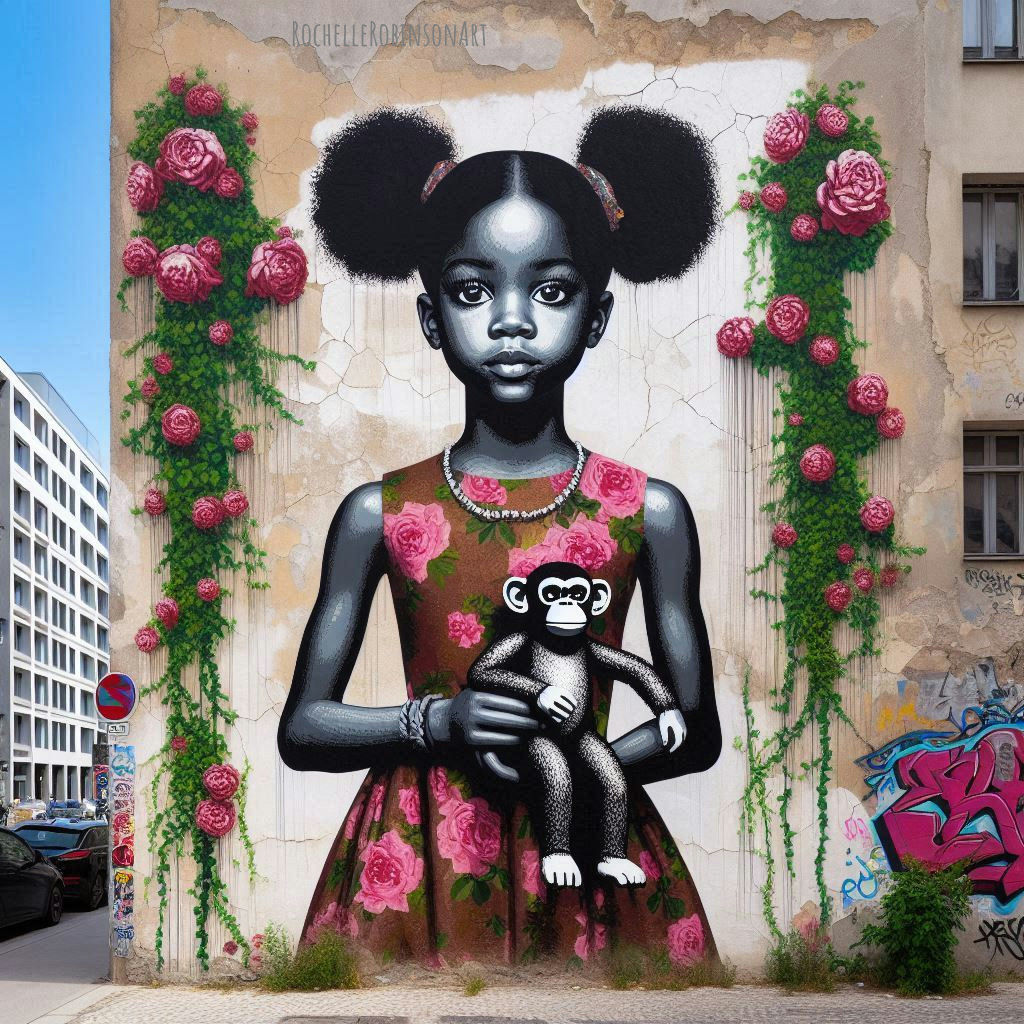 A Young Girl - Street Art