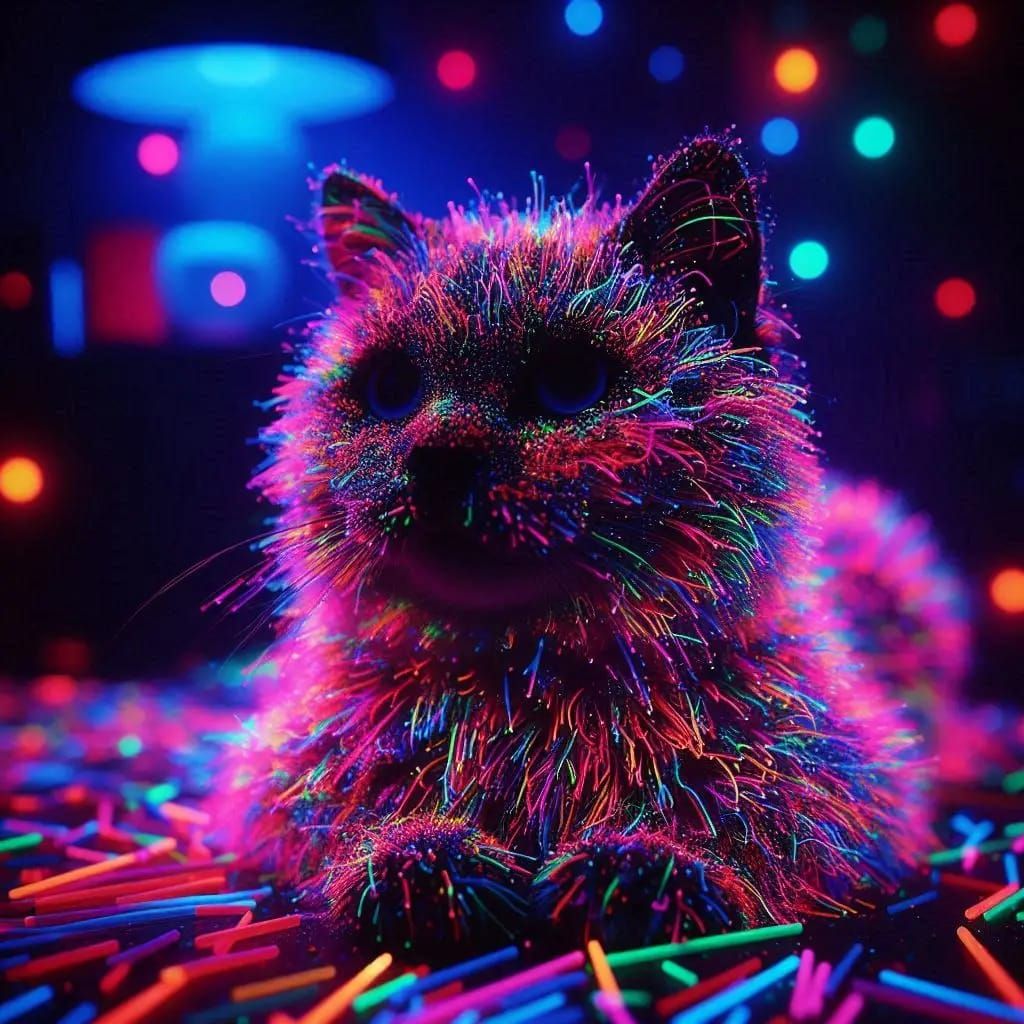 Neon Cat