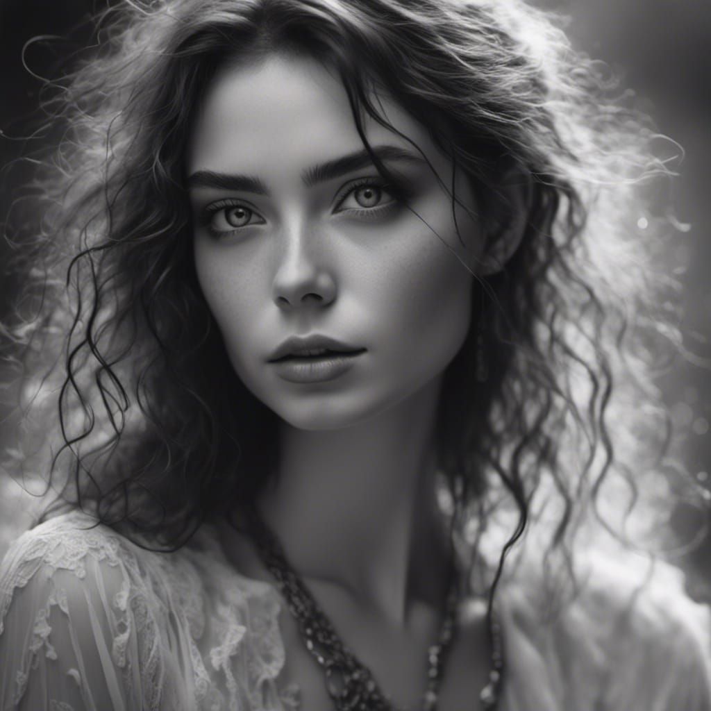 Woman with slight smile