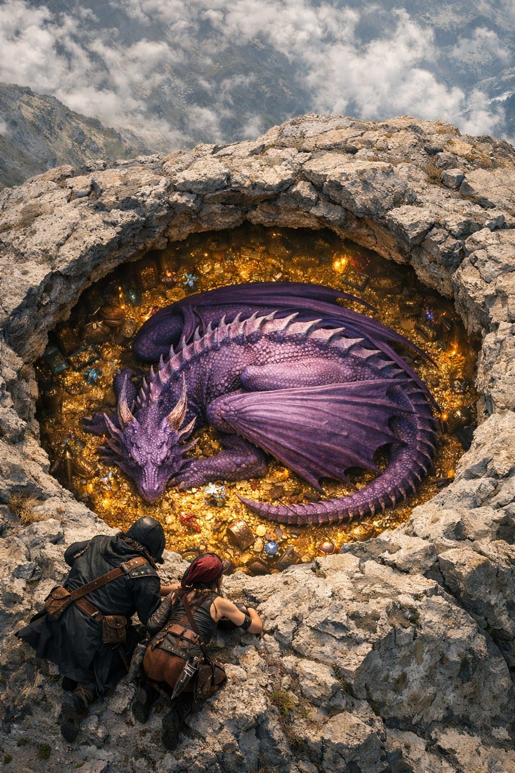 Planning the heist from above